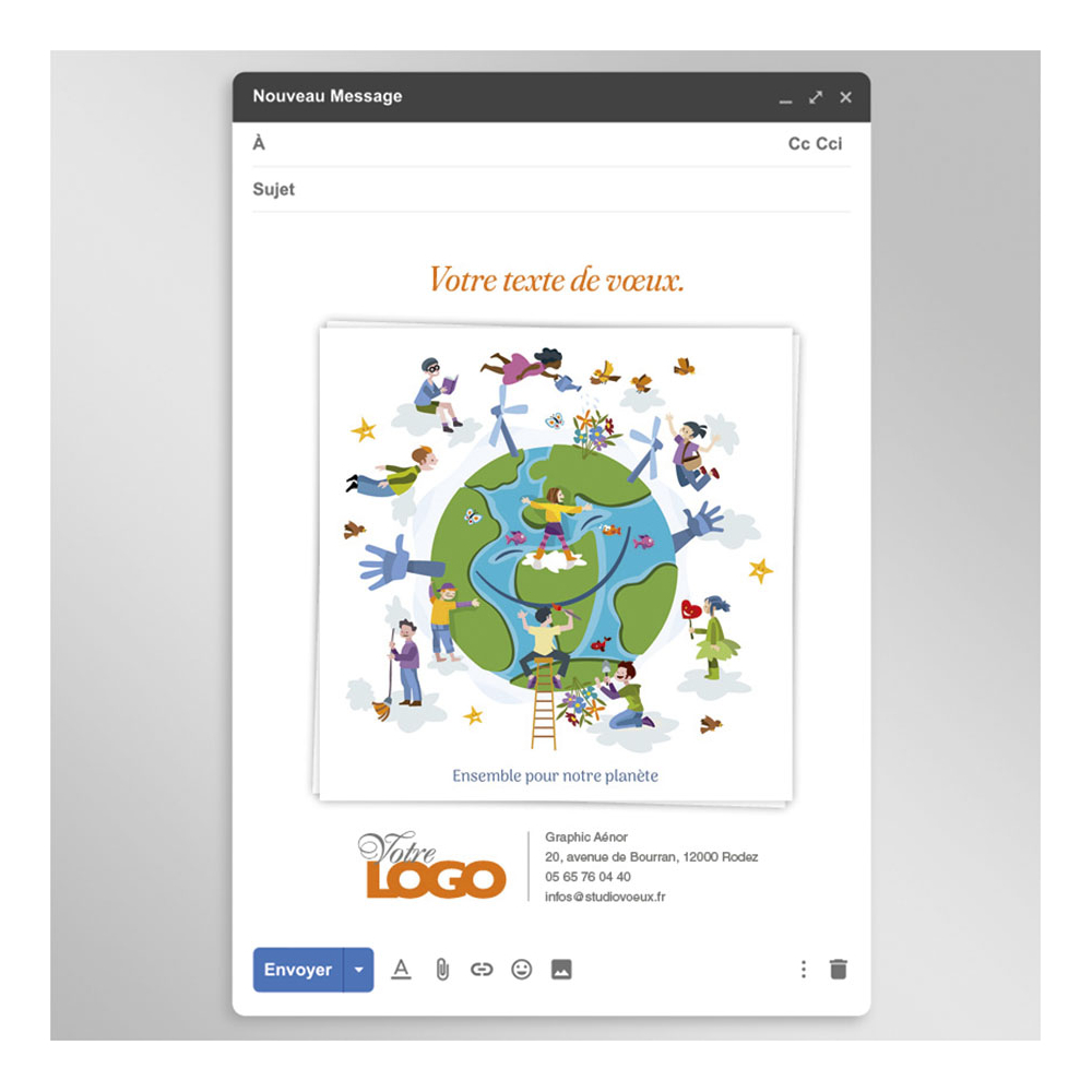 Ecard fixe - Notre planète