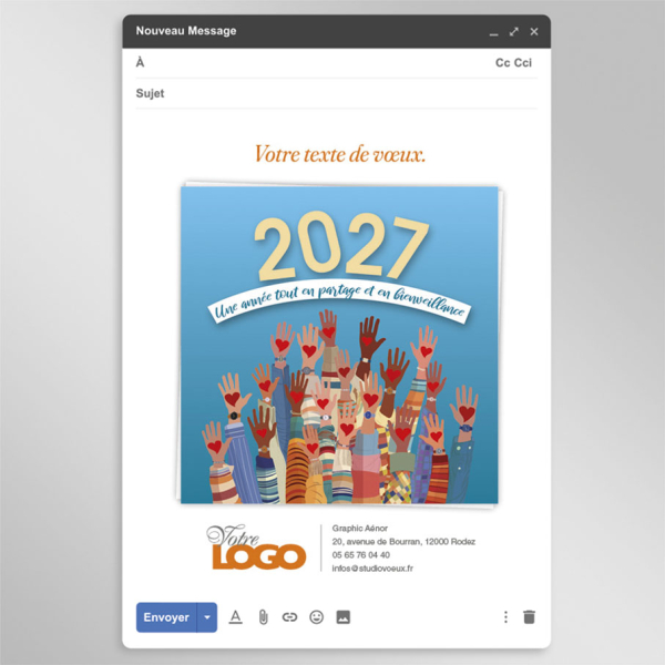 Ecard fixe - Partage & Bienveillance
