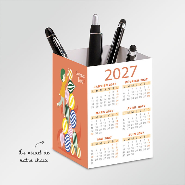 Pot à crayons personnalisable 2027